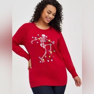 Cute Skeleton Holiday Sweater !